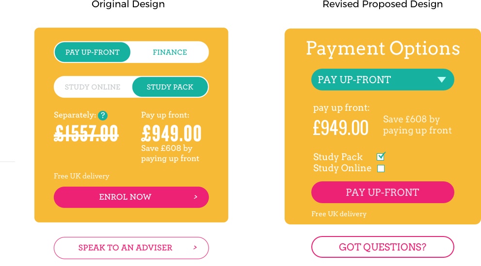 Proposed Alternative Purchase Layout